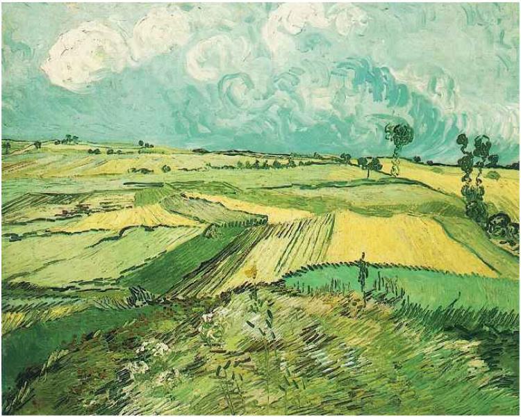 Vincent Van Gogh Wheatfield at Auvers under Clouded Sky Germany oil painting art